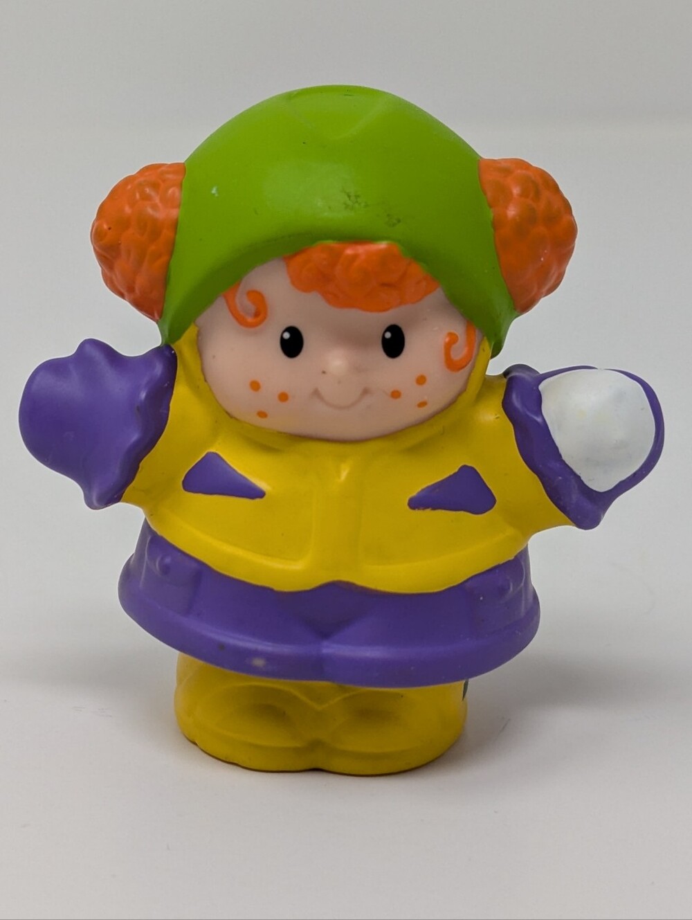 Fisher Price Little People Girl Snowball Winter Helmet Snowboarder